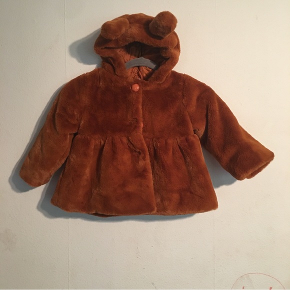 Kinlei Boabe Toddler Fuzzy Teddy Bear Coat: Size XXS - Picture 9 of 9